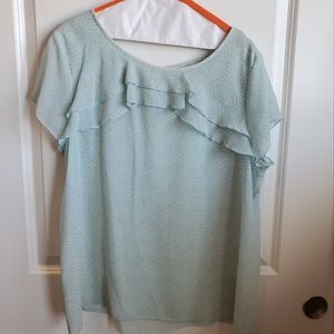 Loft XL Teal Blouse.